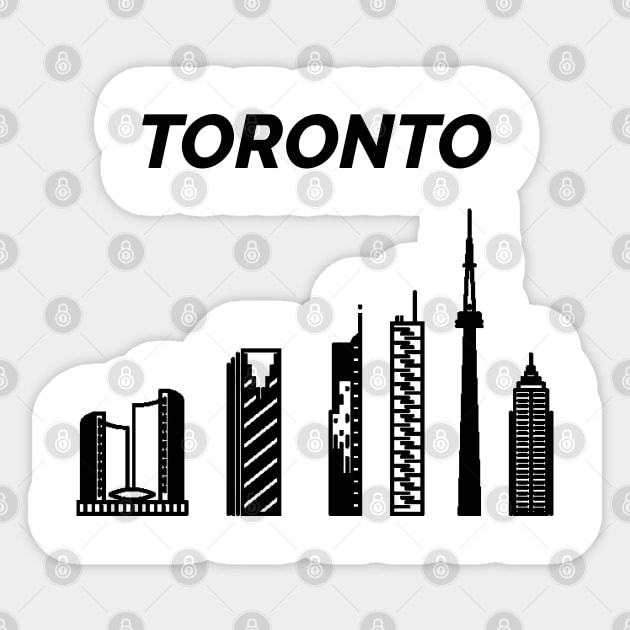 Toronto City in Ontario, Canada Sticker by maro_00